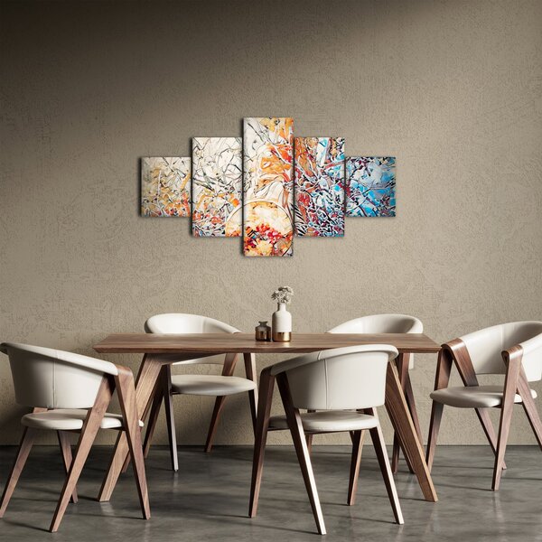 Obraz - Mozaiková abstrakce (125x70 cm)