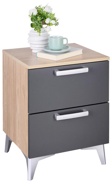 REGÁL, barvy dubu, 46/45/40 cm Hom`in - Šatní skříně