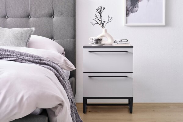 REGÁL, antracitová, 46/45/40 cm Hom`in - Šatní skříně
