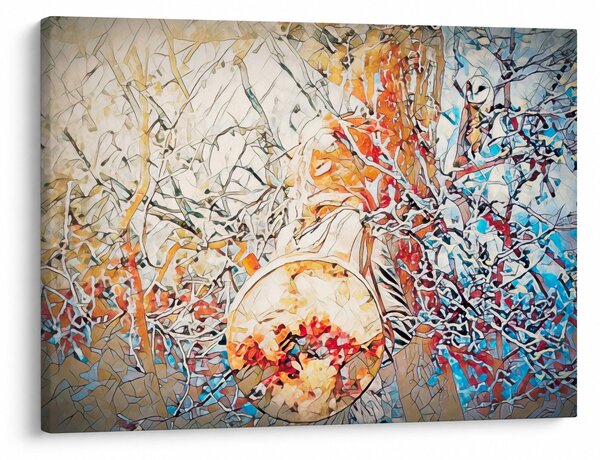 Obraz - Mozaiková abstrakce (70x50 cm)
