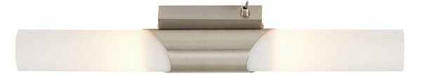 BRILONER Nástěnné svítidlo 43,5 cm 2x E14 40W matný nikl BRI 2125022