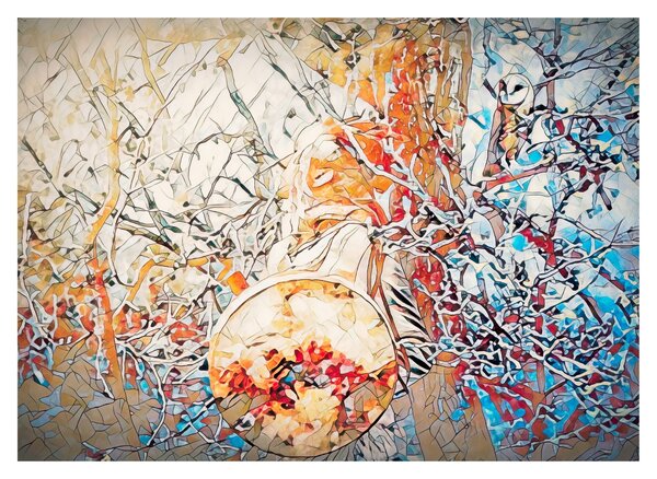 Obraz - Mozaiková abstrakce (70x50 cm)