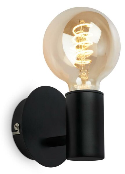 BRILONER Nástěnné svítidlo 10 cm 1x E27 max. 10 W černá IP44 BRILO 2115015