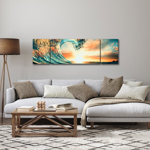 Obraz - Vlna (170x50 cm)
