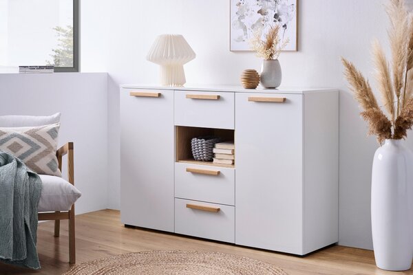 REGÁL, barvy dubu, 46/90/40 cm Hom`in - Šatní skříně