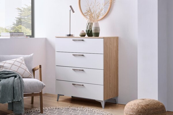 REGÁL, barvy dubu, 46/90/40 cm Hom`in - Šatní skříně