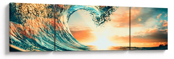 Obraz - Vlna (170x50 cm)