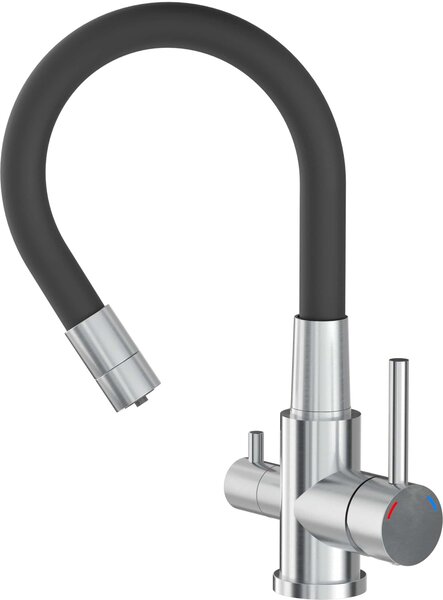 Quadron Agnes baterie pro vodní filtr stojící ušlechtilá ocel 52141BS