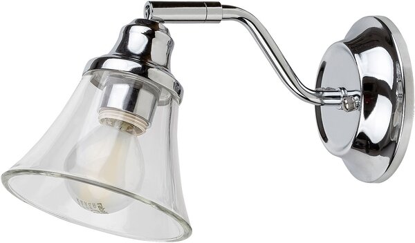 Rabalux Antoine nástěnné svítidlo 1x40 W chrom-průhledná 3207