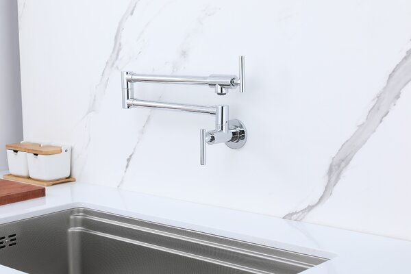 Berg Pot Filler kuchyňská baterie na stěnu chrom 830135