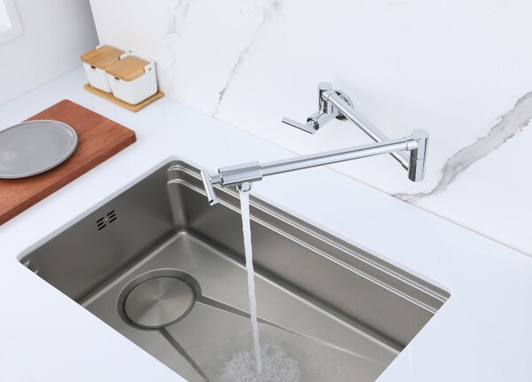Berg Pot Filler kuchyňská baterie na stěnu chrom 830135