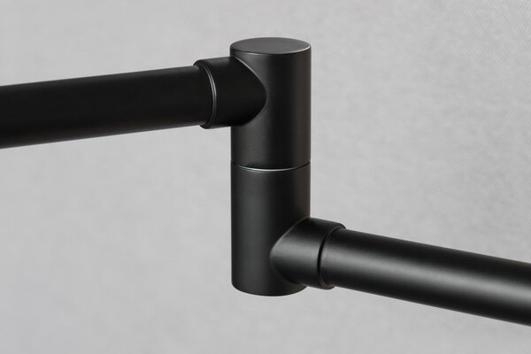 Berg Pot Filler kuchyňská baterie na stěnu černá 830135B