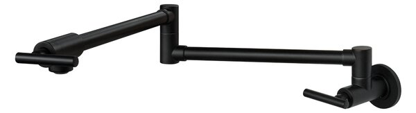 Berg Pot Filler kuchyňská baterie na stěnu černá 830135B