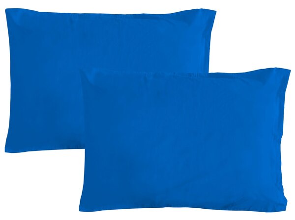 Gipetex Natural Dream Povlak na polštář italské výroby 100% bavlna - 2 ks stř.modrá - 2 ks 70x90 cm
