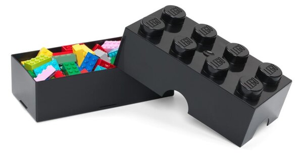 Černý box na svačinu LEGO® Lunch 20 x 10 cm