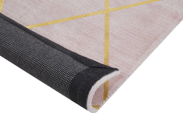 Koberec ATIKE Růžová 80 x 150 cm Viskóza