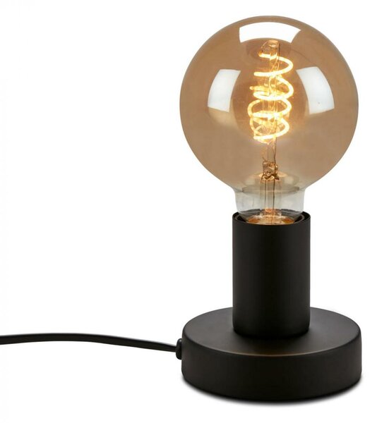 BRILONER Stolní lampa, pr. 10 cm, max. 10 W, černá BRILO 7023-015