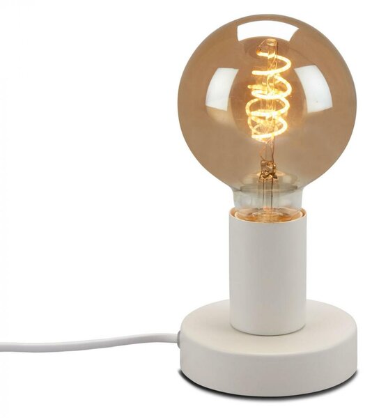 BRILONER Stolní lampa, pr. 10 cm, max. 10 W, bílé BRILO 7023-016