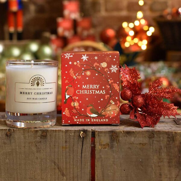 English Soap Company Merry Christmas Vonná svíčka, 170 ml