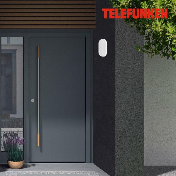 BRILONER TELEFUNKEN LED nástěnné svítidlo 20 cm 15W 1500lm bílé IP44 TF 205206TF