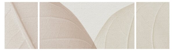 Obraz - Texturované listy (170x50 cm)