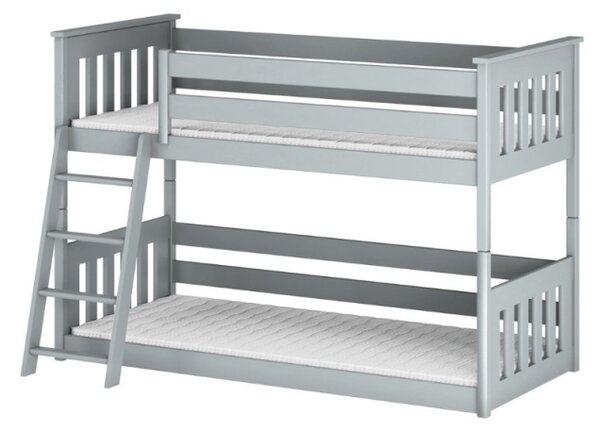 Patrová postel FABIENNE - 80x200, šedé