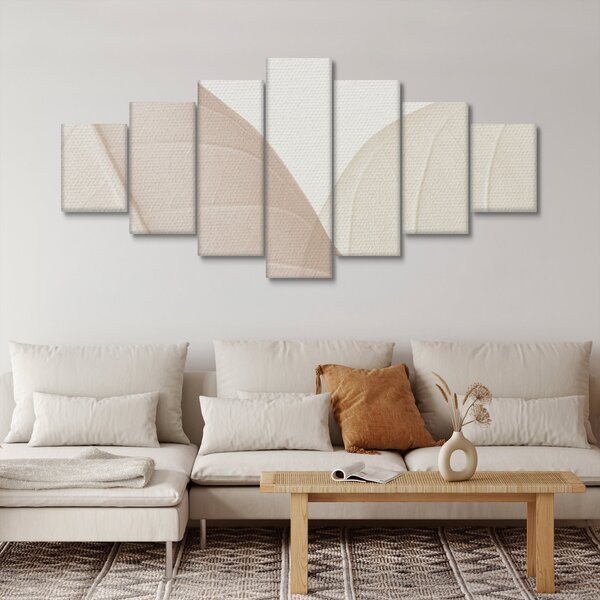Obraz - Texturované listy (210x100 cm)