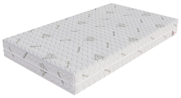 Pěnová matrace VITERBO ALOE VERA 80x200 cm s VISCO paměťovou pěnou 13 cm