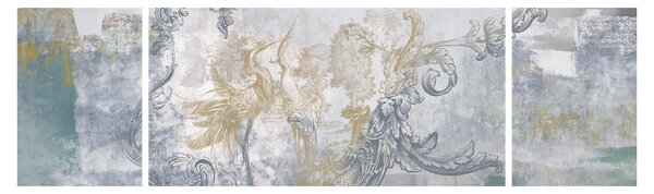 Obraz - Malba na stěně (170x50 cm)