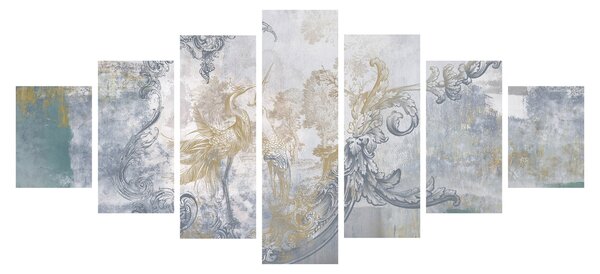 Obraz - Malba na stěně (210x100 cm)