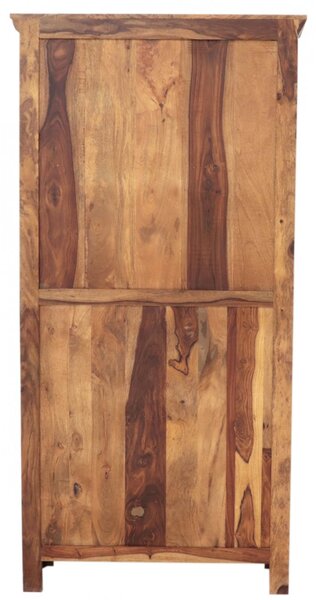 Knihovna Retro 90x180x35 recyklovaného mangového dřeva