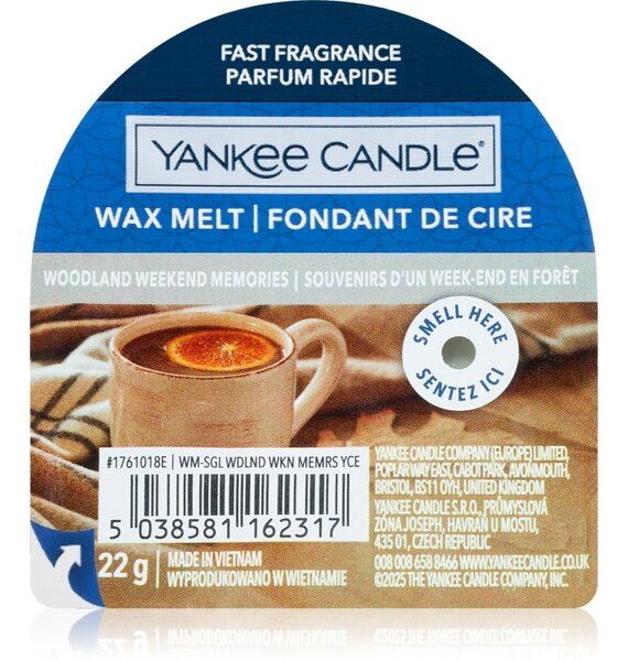 Yankee Candle Woodland Weekend Memories vosk do aromalampy 22 g