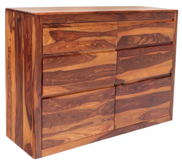 Komoda Tina 140x100x45 z masivu palisandr
