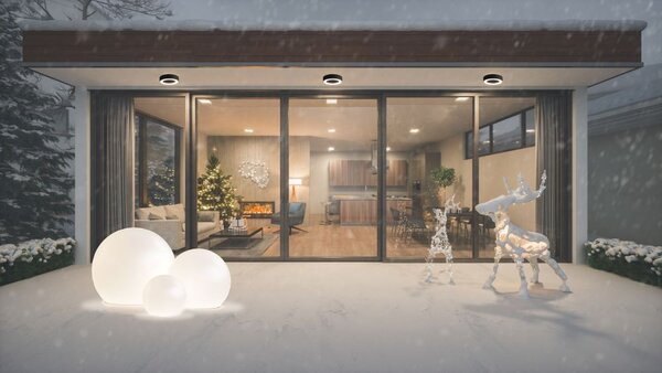 Nowodvorski Lighting Cumulus venkovní stojací lampa 1x60 W bílá 6978