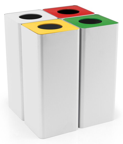 Odpadkový koš na tříděný odpad Caimi Brevetti Centolitri W, 100 L - modrý, papír