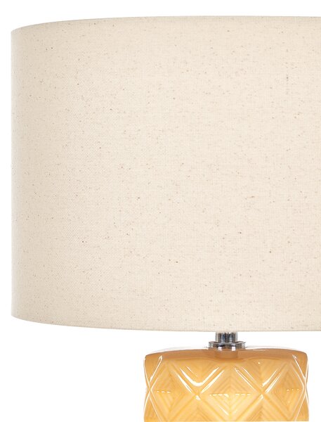 Stolní lampa BALONNE Keramika Žlutá