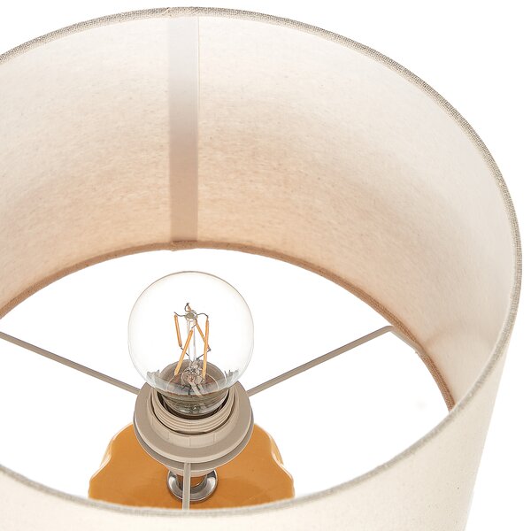 Stolní lampa BALONNE Keramika Žlutá