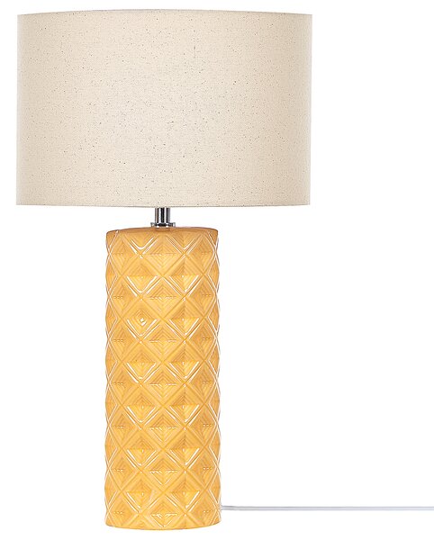Stolní lampa BALONNE Keramika Žlutá