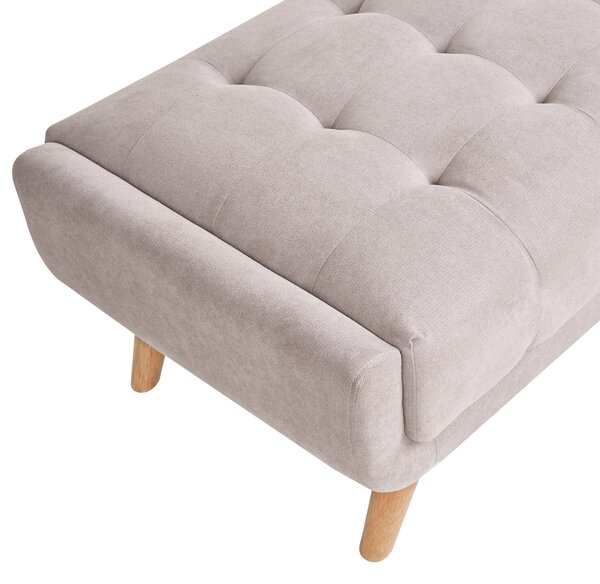 Taburet HABO Tkanina Taupe