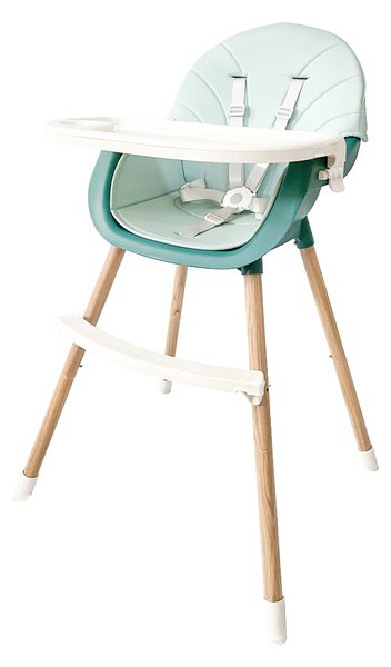 Jídelní židlička Ecotoys modrá, HA-004