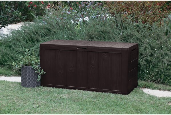 Keter Zahradní úložný box Sherwood hnědá, 270 l, 117 x 57 x 45 cm