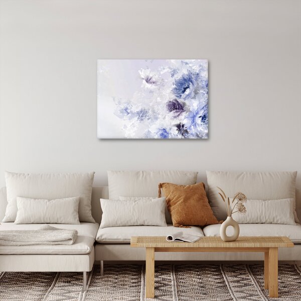 Obraz - Kvetiny, texturovaná malba (70x50 cm)