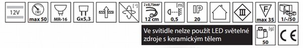 Podhledové bodové svítidlo Kanlux Argus CT-2114-C/M