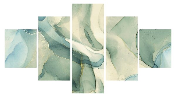Obraz - Inkoustová abstrakce 3 (125x70 cm)