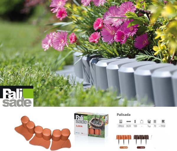 Prosperplast Palisáda zahradní Garden terakota