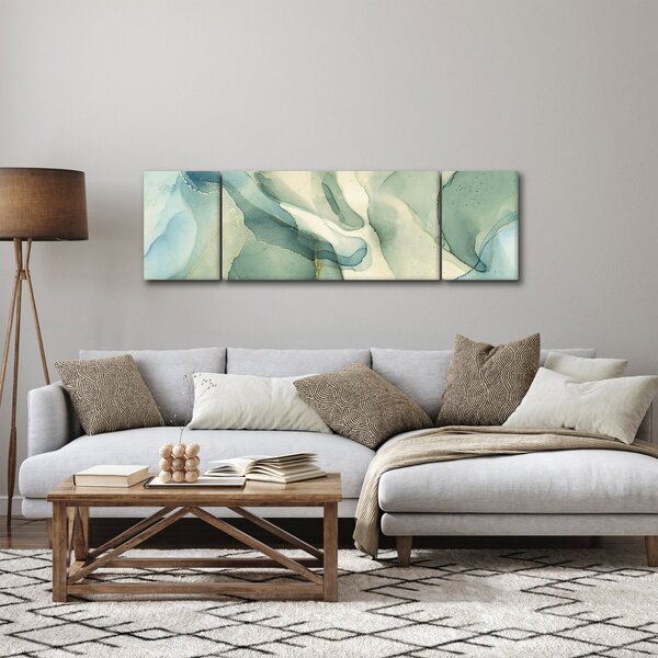 Obraz - Inkoustová abstrakce 3 (170x50 cm)