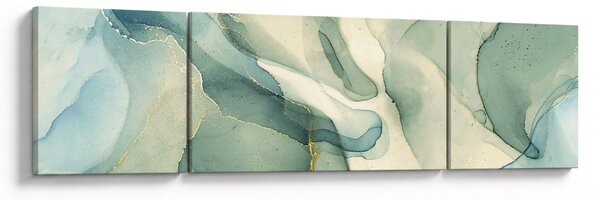Obraz - Inkoustová abstrakce 3 (170x50 cm)