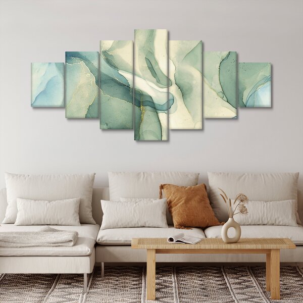 Obraz - Inkoustová abstrakce 3 (210x100 cm)