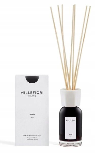 Millefiori Milano difuzér s tyčinkami Nero 100 ml