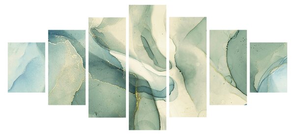 Obraz - Inkoustová abstrakce 3 (210x100 cm)